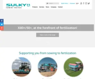 Sulky-Burel.com(Seed drills) Screenshot