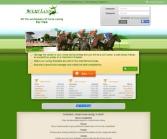 Sulkyland.com(Jeu gratuit de chevaux) Screenshot