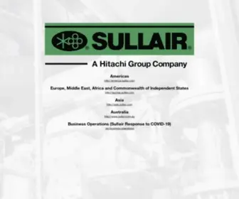 Sullair.com(Sullair Industrial & Portable Air Compressors) Screenshot