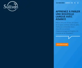 Sullivan-Language.qc.ca(École de langues à Montréal) Screenshot