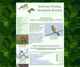 Sullivanaudubon.org(Sullivan County Audubon Society) Screenshot