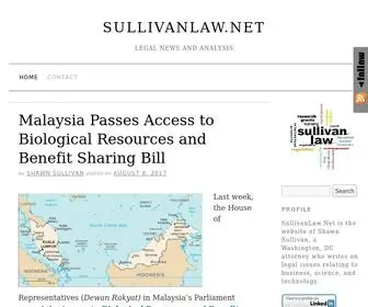 Sullivanlaw.net(Legal News and Analysis) Screenshot