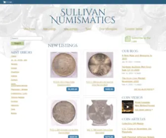 Sullivannumismatics.com(Sullivan Numismatics) Screenshot