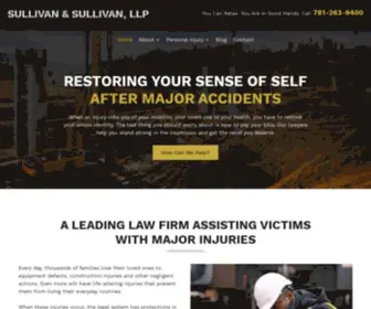 Sullivansullivanllp.com(Norfolk County Personal Injury Attorney) Screenshot