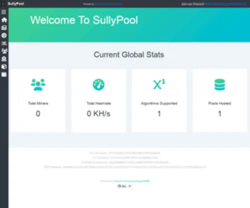 Sullypool.com(YIIMP) Screenshot
