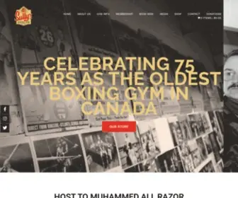 Sullysboxinggym.com(Canada's Oldest Boxing Gym Located In Toronto) Screenshot