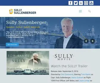 Sullysullenberger.com(Official Site of Sully Sullenberger) Screenshot