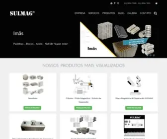 Sulmag.com.br(SULMAG Equipamentos Magnéticos) Screenshot