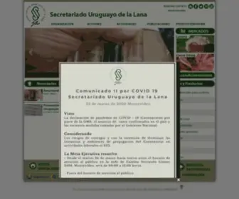Sul.org.uy(Secretariado Uruguayo de la Lana) Screenshot