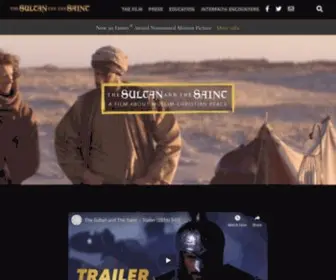 Sultanandthesaintfilm.com(The Sultan and The Saint) Screenshot