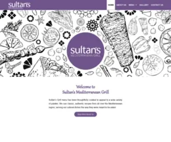 Sultansgrill.ca(Sultan's Mediterranean Grill) Screenshot