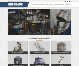 Sultrade.cz(Competence in technology) Screenshot