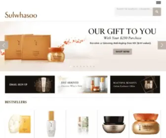Sulwhasoo.co.kr(설화수) Screenshot