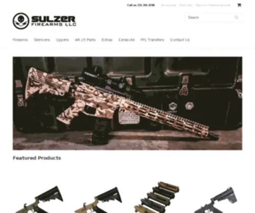 Sulzerfirearms.com(Sulzerfirearms) Screenshot