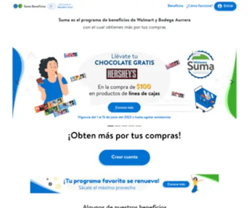 Sumabeneficios.com.mx(Suma beneficios) Screenshot