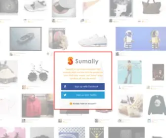 Sumally.com(Sumally (サマリー) は、この世界に存在するすべてのモノ) Screenshot
