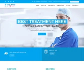 Sumanahospital.com Screenshot