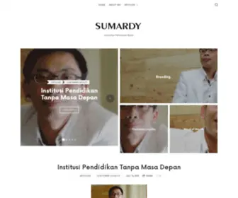 Sumardy.com(Konsultan Pemasaran Bisnis) Screenshot