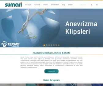 Sumari.com.tr(Sumari Medikal Sumari Medikal) Screenshot