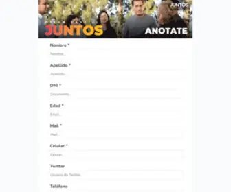 Sumate2021.com(Todos Juntos) Screenshot