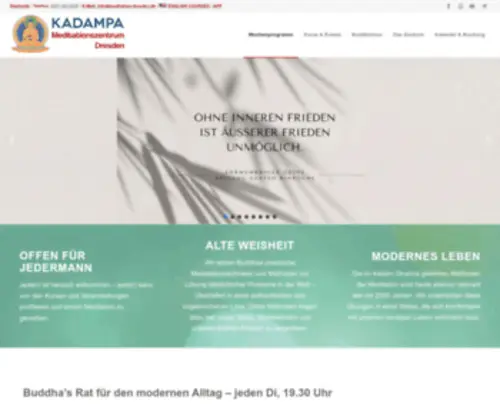 Sumati.de(Kadampa Meditationszentrum Dresden) Screenshot