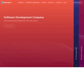 Sumatosoft.com(Software and web development company) Screenshot