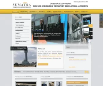 Sumatra.go.tz(Land Transport Regulatory Authority (LATRA)) Screenshot