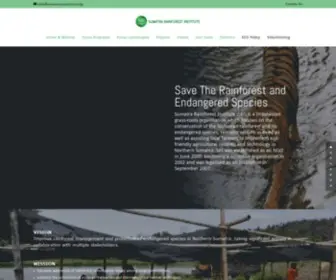 Sumatranrainforest.org(Sumatra Rainforest Institute) Screenshot