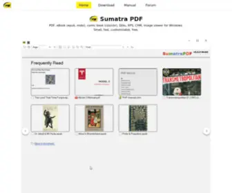 Sumatrapdfreader.org(Free PDF Reader) Screenshot