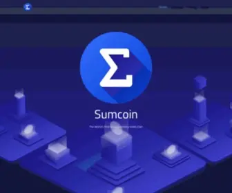 Sumcoin.org(Home) Screenshot