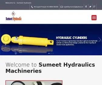 Sumeethydraulic.com(Sumeet Hydraulic) Screenshot