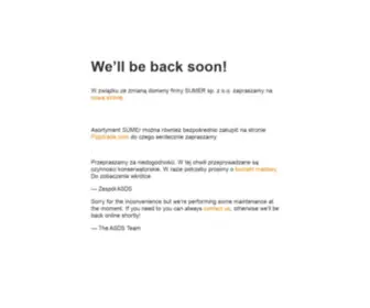 Sumer.com.pl(Site Maintenance) Screenshot