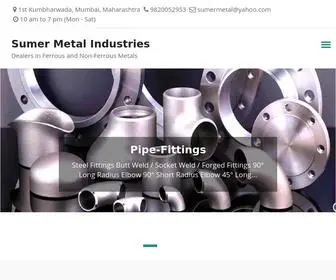 Sumermetalind.com(Sumermetalind) Screenshot