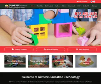 Sumerueduneeds.in(Play School Toys Manufacturers in India) Screenshot