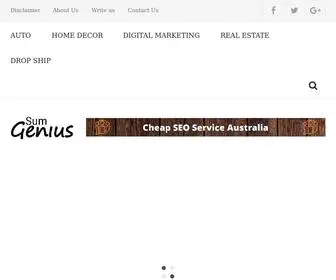 SumGenius.com.au(Home Style 2) Screenshot