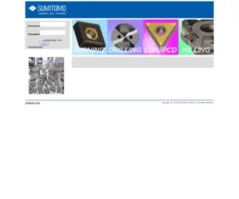 Sumicarbideonline.com(Sumitomo E) Screenshot