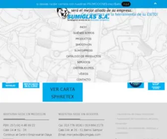 Sumiglas.com(Fibra de Vidrio) Screenshot