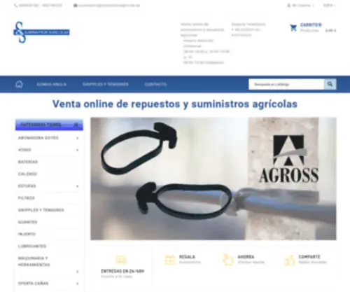 Suministroagricola.es(Venta online de Suministros y Repuestos Agrícolas) Screenshot