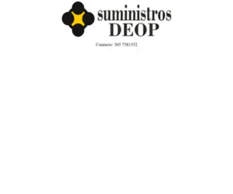 Suministrosdeop.com(Suministros deop) Screenshot