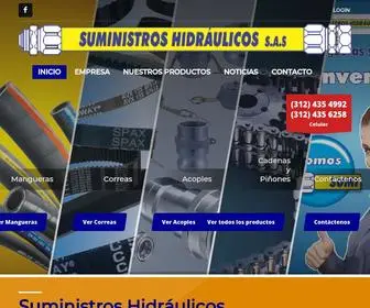 Suministroshidraulicos.net(Suministros Hidraulicos) Screenshot