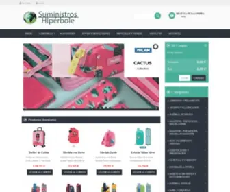 Suministroshiperbole.com(Suministros Hiperbole) Screenshot