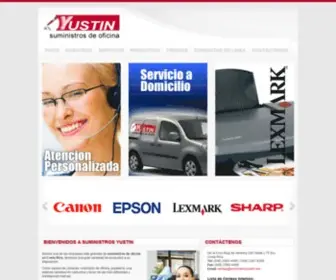 Suministrosyustin.net(Suministros Yustin) Screenshot