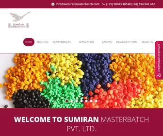 Sumiranmasterbatch.com(Sumiran Masterbatch Pvt) Screenshot