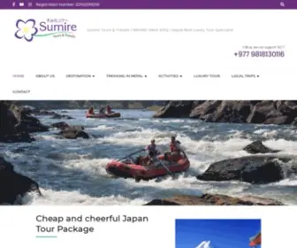 Sumiretours.com(Sumire Tours & Travels) Screenshot