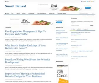 Sumitbansal.com(Sumit Bansal) Screenshot