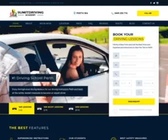 Sumitdrivingacademy.com.au(Driving School Perth) Screenshot