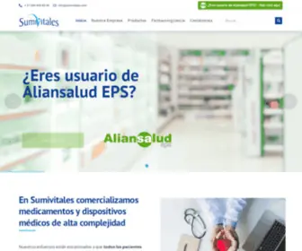 Sumivitales.com(Suministros Médicos Vitales de Alta Complejidad) Screenshot