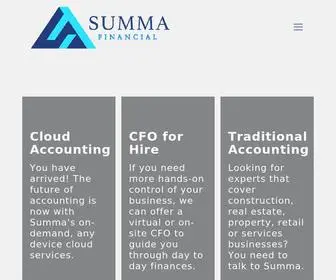 Summafinancial.ca(Summa Financial) Screenshot