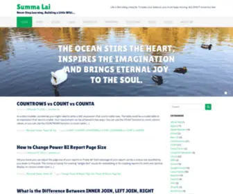 Summalai.com(Summa Lai) Screenshot