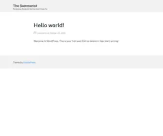 Summarist.com(The Summarist) Screenshot